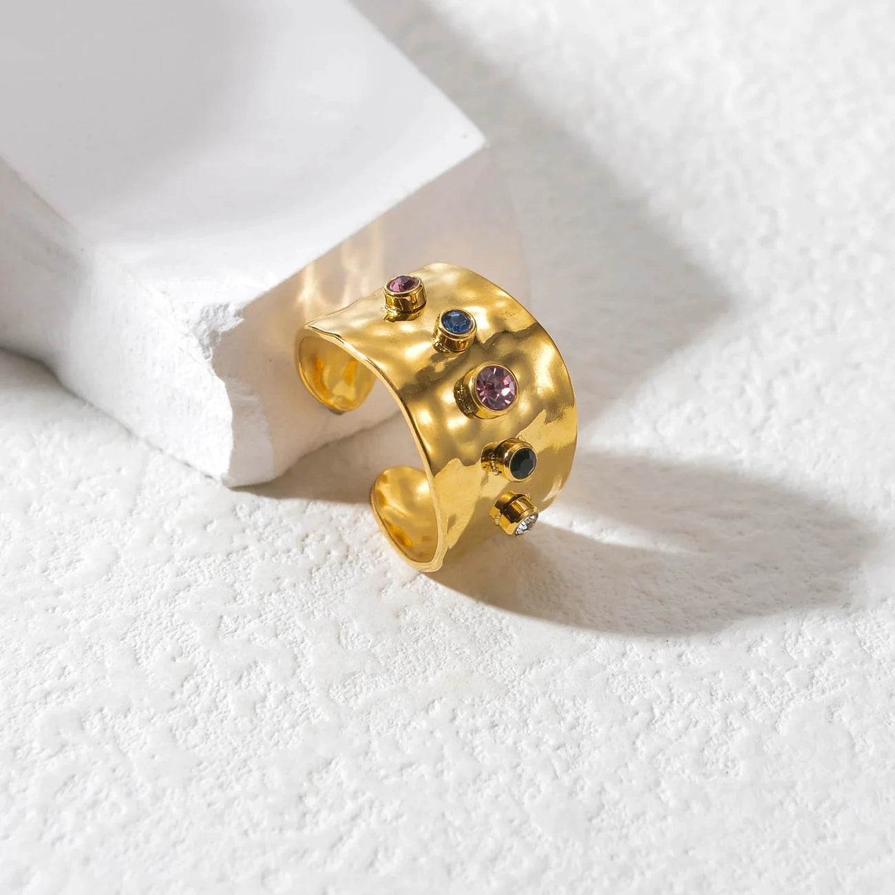 Boho Bloom Cuff Ring