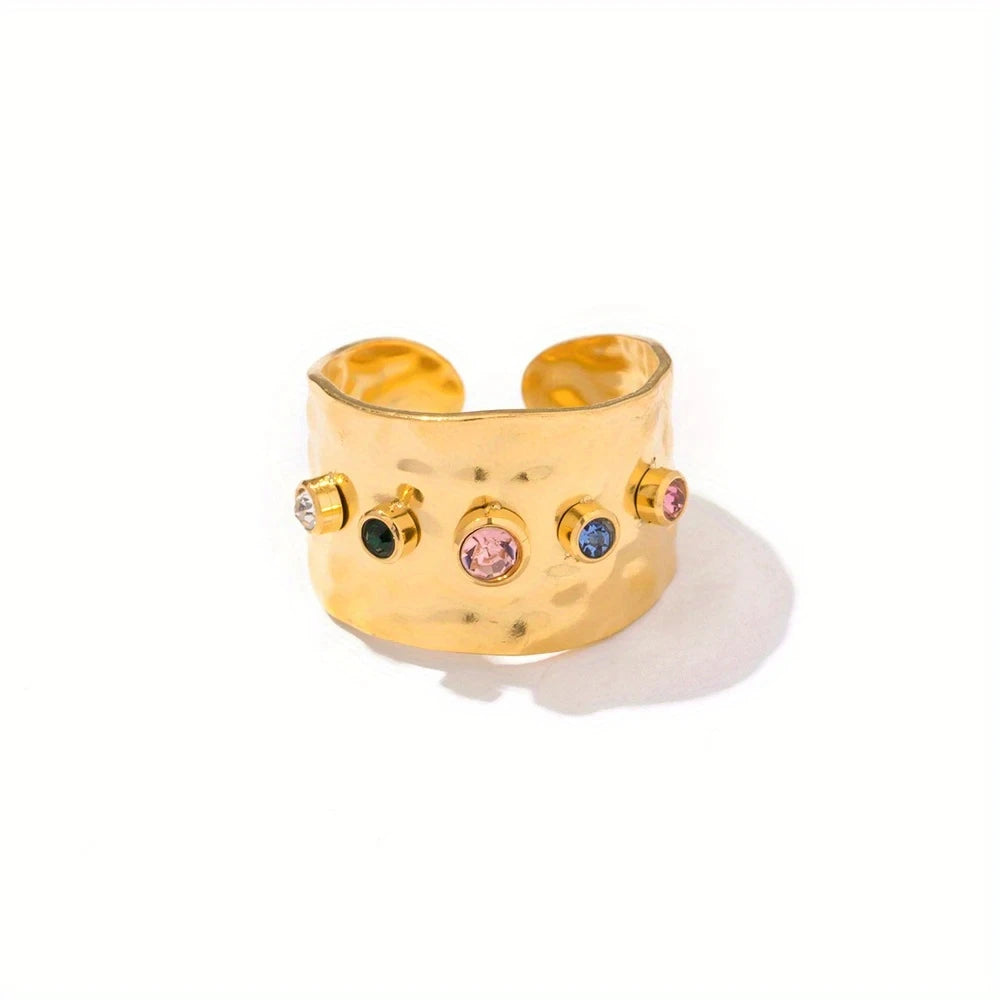Boho Bloom Cuff Ring