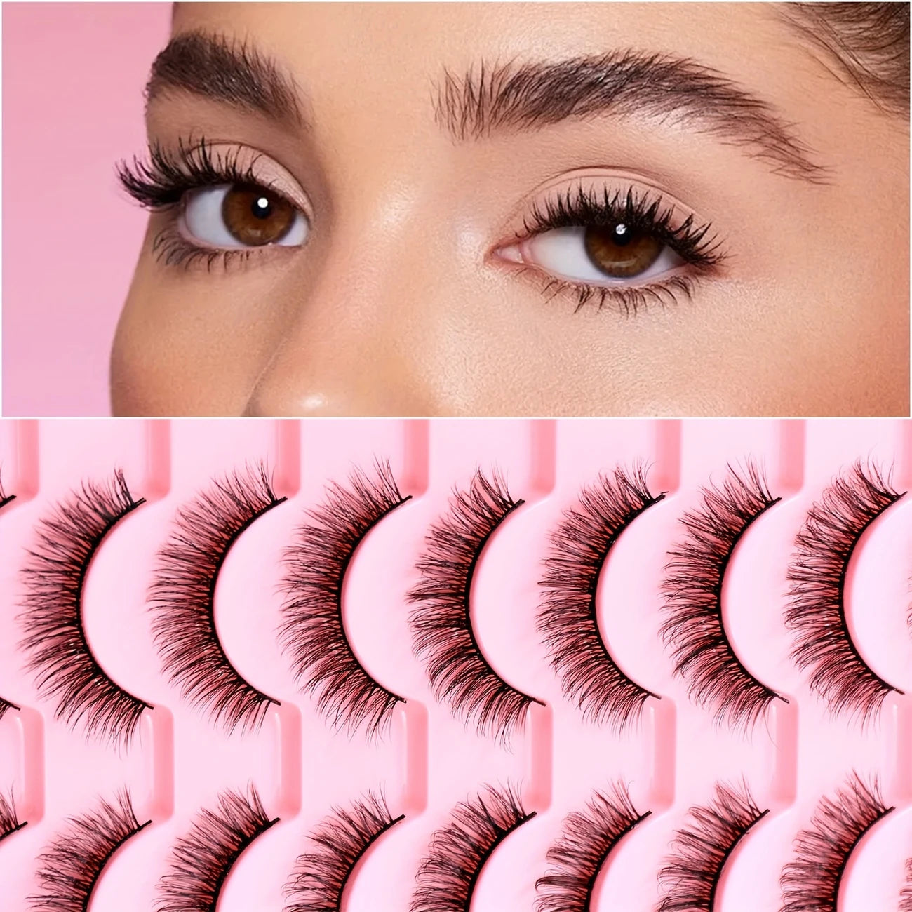 5D Cat Eye Fluffy Lash Set – 10 Pairs