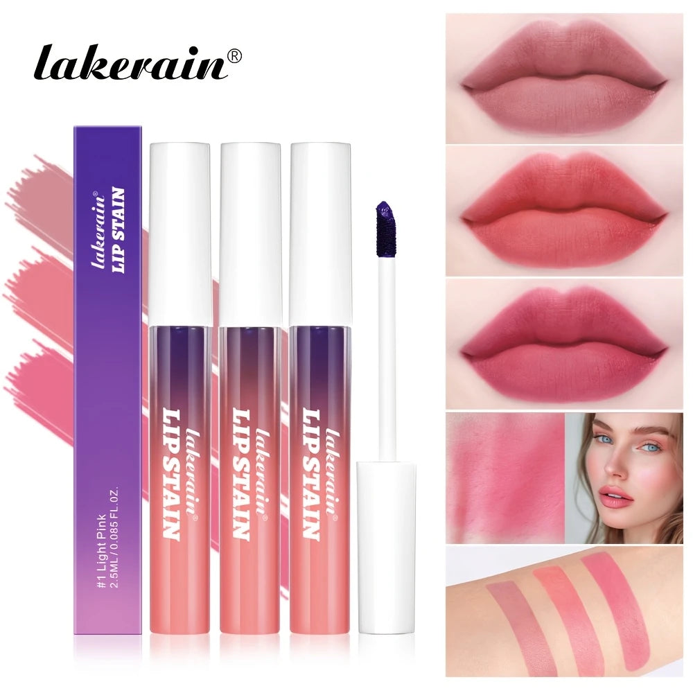 Lakerain Luxe Matte Lip Stain Set