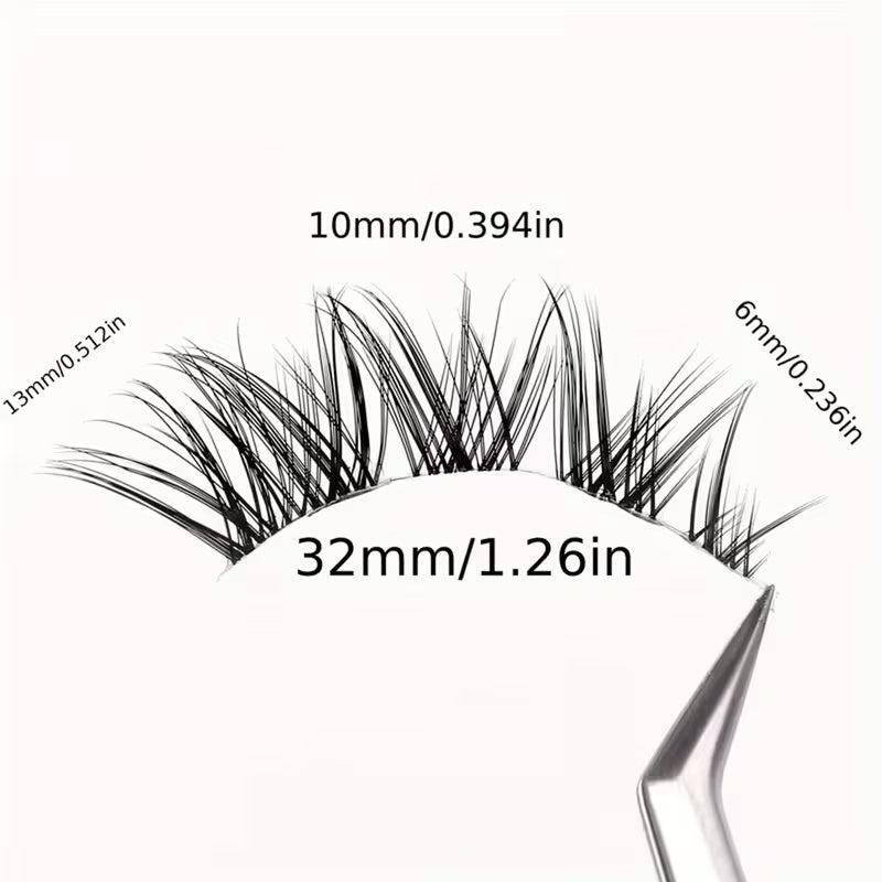 Cat Eye Chic False Eyelashes – 5 Pair Thin & Dense Reusable Lashes