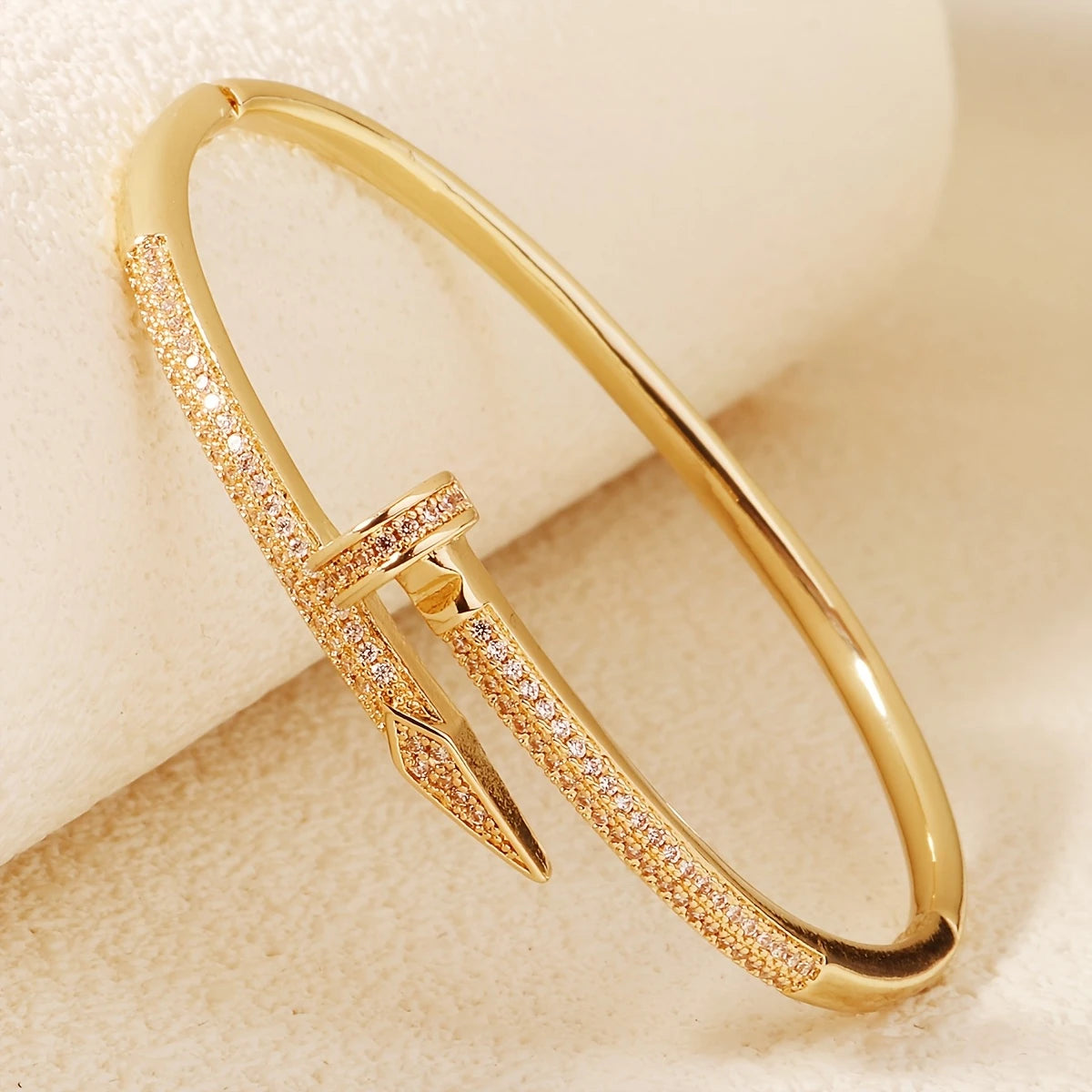 Radiant Copper Glow Bangle