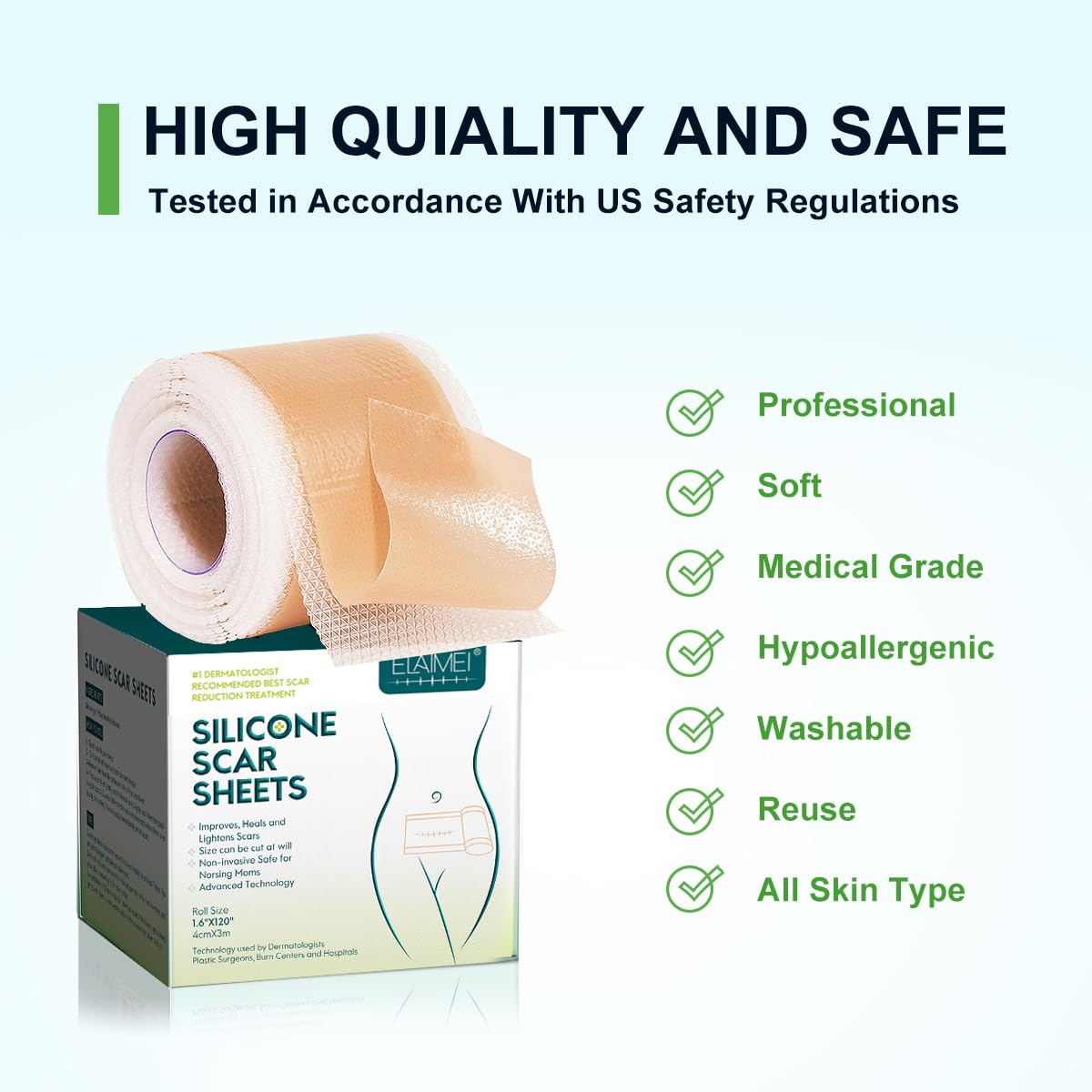 Silicone Scar Sheet Roll