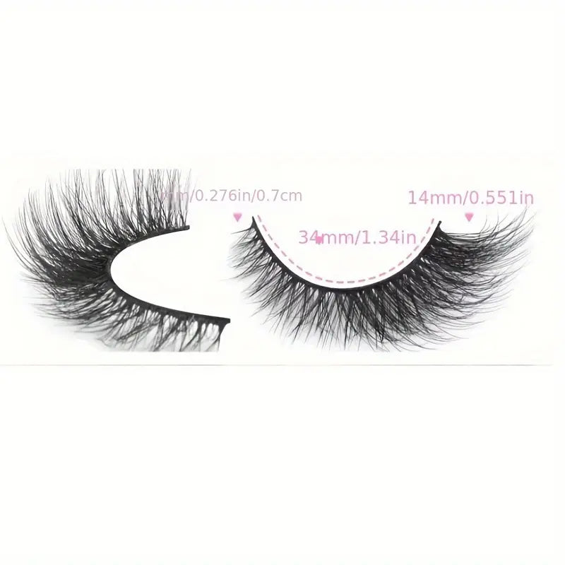 5 pairs Soft Look Cat eye Style Faux mink lashes