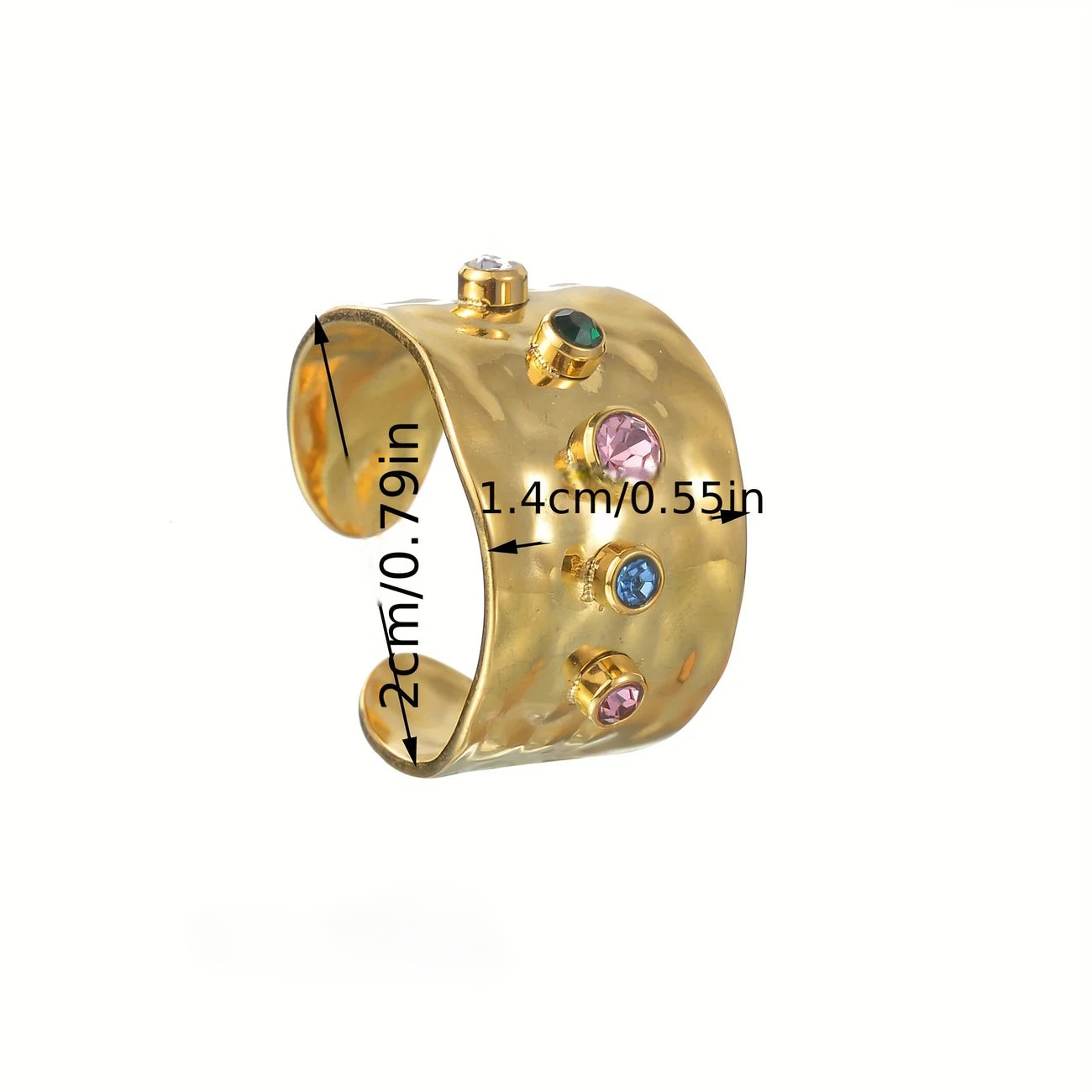 Boho Bloom Cuff Ring