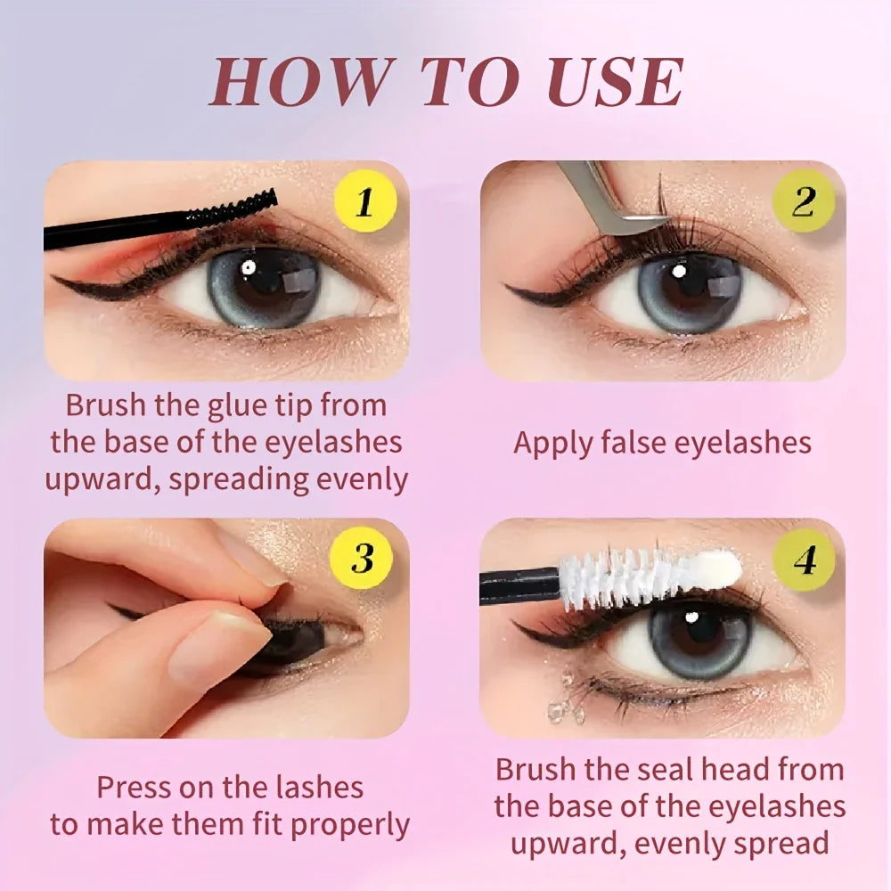 Bond & Seal – 2-in-1 Cluster Lash Glue by Glowie