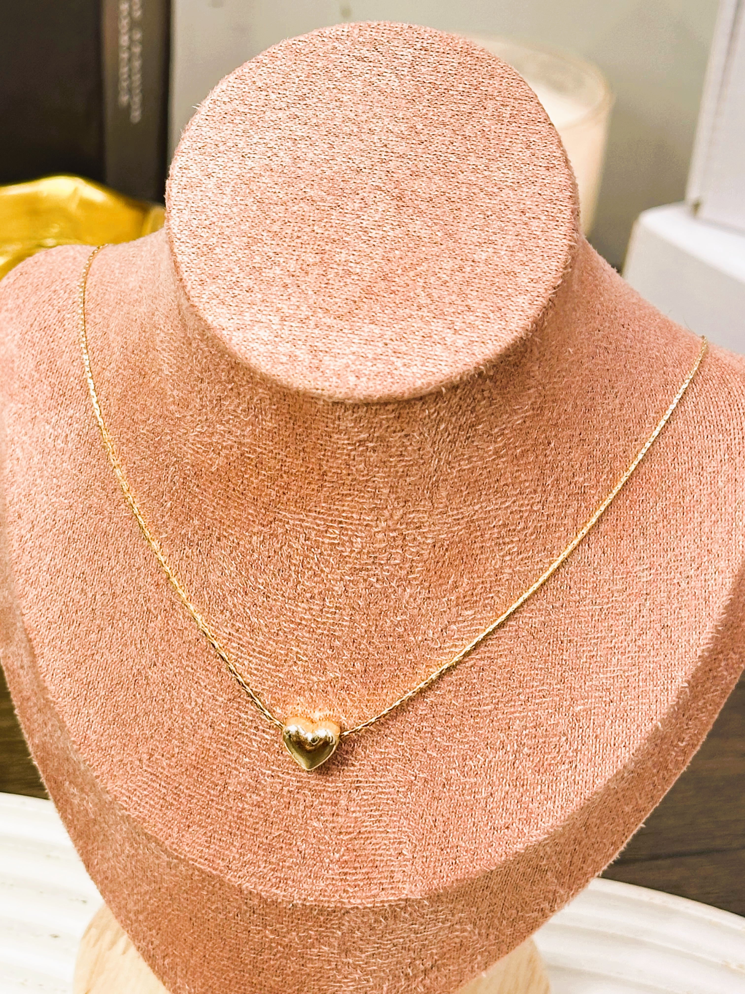 Mini Heart Pendant Necklace