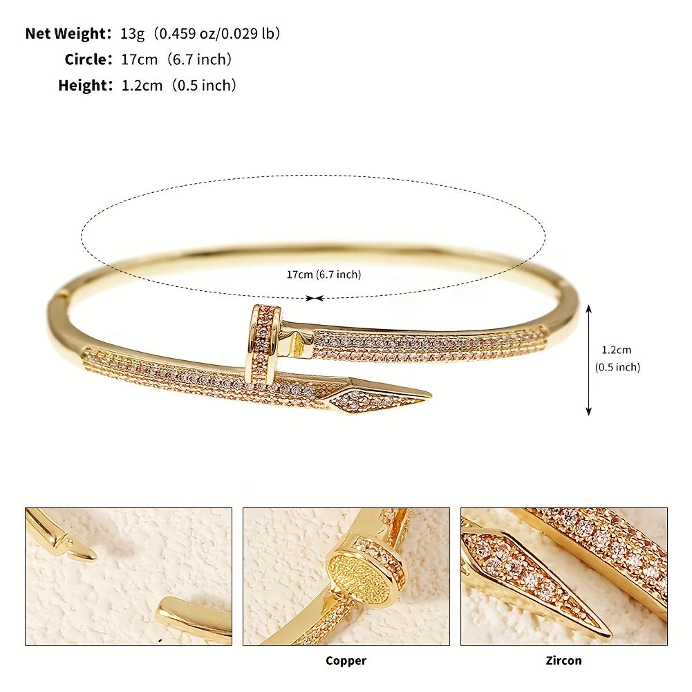 Radiant Copper Glow Bangle