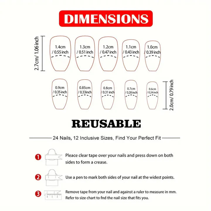 Premium Plum Cat-eye Press-on Nails