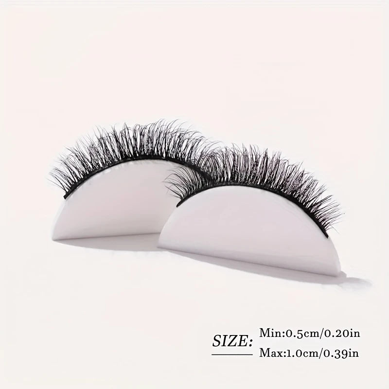 Glowie 10-Pair Natural Cross False Eyelashes