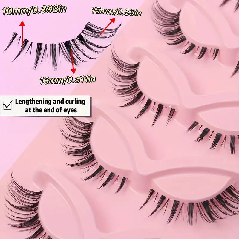 5 Pairs Doll Mink Lashes